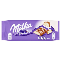 Milka čokoláda Bubbly White 90g