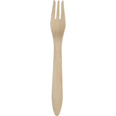 Vidličky dřevěné 18,6cm 100ks