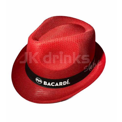 Bacardi klobouk červený