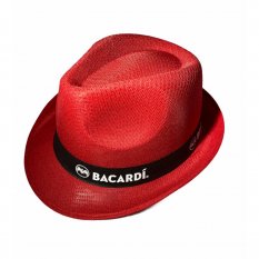 Bacardi klobouk červený