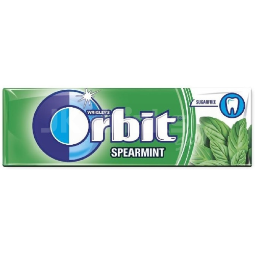 Orbit žvýkačky dražé Spearmint 30x14g