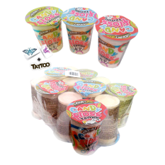 Cukrová vata Candy floss + tattoo 0,4l