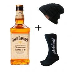 Jack Daniel's Honey 1l 35% + kulich a ponožky