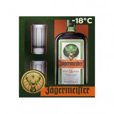 Jägermeister 0,7l 35% + 2x sklo