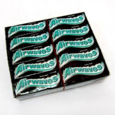 Airwaves žvýkačky Black Mint 30x14g
