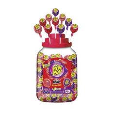 Pin Pop Ovocný mix lízátka se žvýkačkou 18g