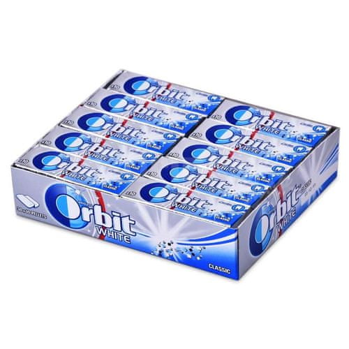 Orbit žvýkačky White Classic 30x14g | JK Drinks shop