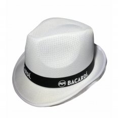 Bacardi klobouk bílý