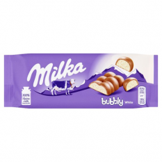 Milka čokoláda Bubbly White 90g