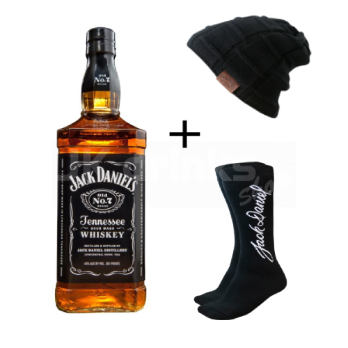 Jack Daniel's 1l 40% + kulich a ponožky
