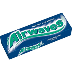 Airwaves žvýkačky Menthol & Eucalyptus 30x14g