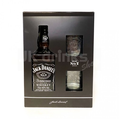 Jack Daniel's 0,7l 40% + 2x sklo