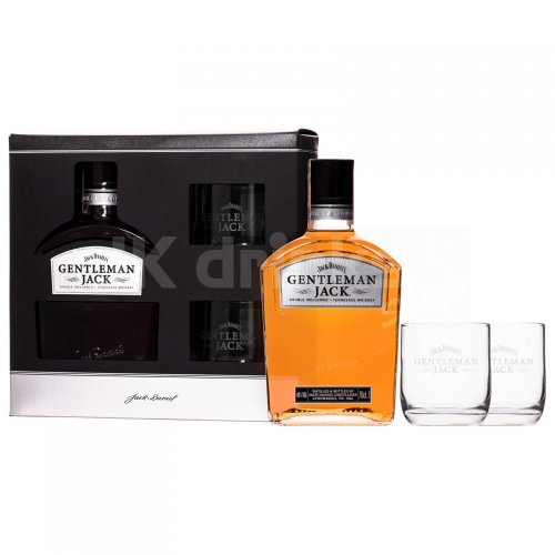 Jack Daniel's Gentleman Jack 0,7l 40% (dárkové balení 2 sklenice)