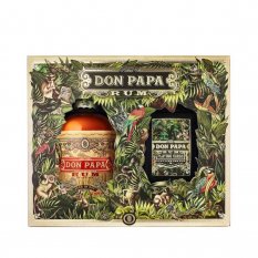Don Papa + hrací karty 0,7l 40% (stará receptura)