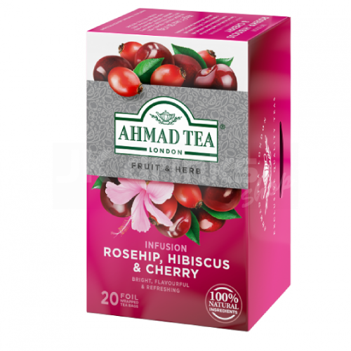 Ahmad Tea Rosehip, Hibiscus & Cherry